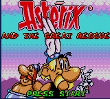Asterix and the Great Rescue Title Screen